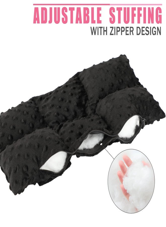 BNRendles Ostomy Seatbelt Pillow, Ostomy Driving Protector, Stoma Shiled Ileostomy Urostomy Riding Guard, No Squeezing, Ostomate Must Have Supplies, Minky Dot Black - Image 4